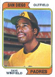 1974 Topps Baseball Cards      456     Dave Winfield RC